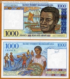 Madagascar 1000 Francs 1994