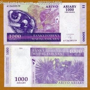 Madagascar 1000 Ariary 2004