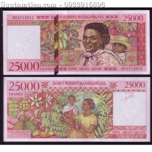 Madagascar 25000 Francs 1998