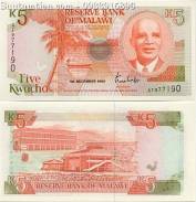Malawi 5 Kwacha 1992 UNC