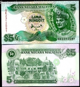 Malaysia 5 Ringgit 1995