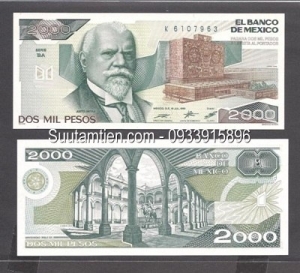 Mexico 2000 Pesos 1985
