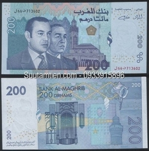 Morocco 200 Dirhams 2002