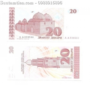 Macedonia 20 Denara 1993