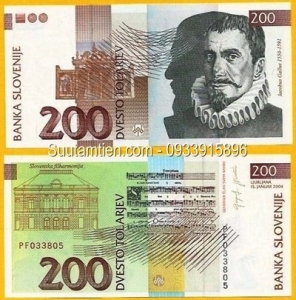 Slovenia 200 Tolarjev 2001