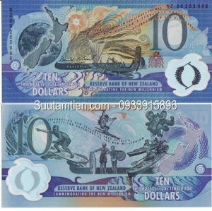 New Zealand 10 Dollar 2000 polymer