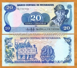 Nicaragua 20 Cordobas 1985