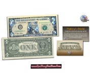 1 USD Mạ Bạc 3D