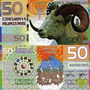 Kamberra 50 Numismas  Con dê