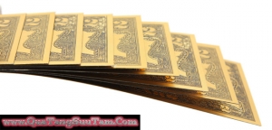 2 usd plastic mạ vàng 1976 - 2 mặt