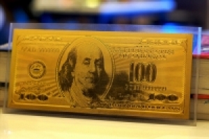 100 usd mạ vàng 24K Hongkong