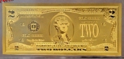 2 usd mạ vàng Hongkong