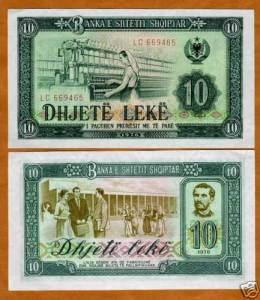 Albania, 10 leke, 1976, P-43, UNC