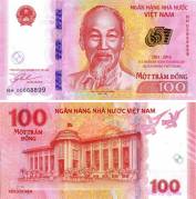 100 ĐỒNG KỶ NIỆM 65 NĂM NGÀY THÀNH LẬP NHNN VIỆT NAM KO FOLDER