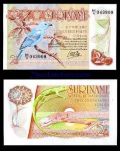 Suriname – 2.5 gulden – UNC