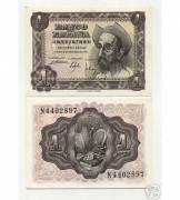 Spain-Tay-Ban-nha-1-Pesetal-1951-UNC