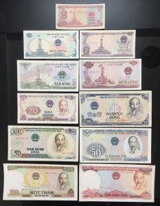 BỘ TIỀN VNDCCH 1985 GỒM 11 TỜ