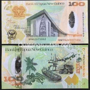 PAPUA NEW GUINEA 100 KINA 2008 UNC