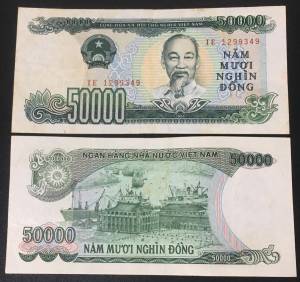 VIỆT NAM 50,000 ĐỒNG 1994 XF