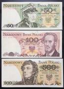 Bo-Poland-Ba-Lan-Set-3-to-XF-UNC-1982-1988