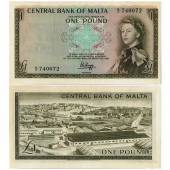Malta-1-Pound-1967-1969-XF