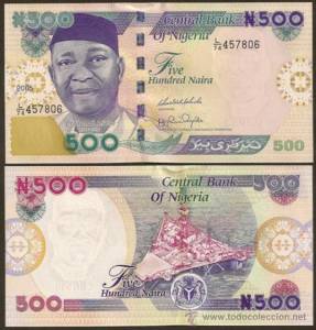 Nigeria 500 Naira UNC 2005