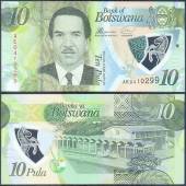 Botswana-10-Pula-2018-UNC-Polymer
