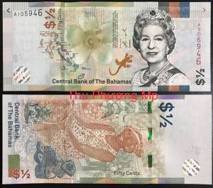 Bahamas 1/2 dollar UNC 2019