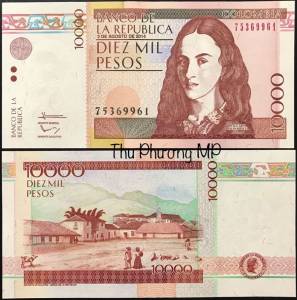 Colombia 10,000 Pesos UNC 2014