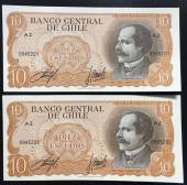 Chile-10-Escudos-UNC-1967-1976