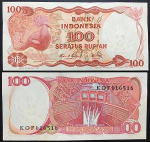 Indonesia 100 Rupiah UNC 1984