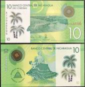 Nicaragua-10-Cordobas-Polymer-UNC-2014