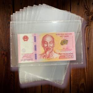 Tấm nhựa cứng đa dụng đựng ảnh, tem, đồ sưu tầm đặc biệt xinh xắn có chỗ ghi chú ngày tháng kỷ niệm