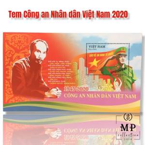 Bloc Tem Mẫu SPECIMEN Công An Nhân Dân Việt Nam phát hành năm 2020