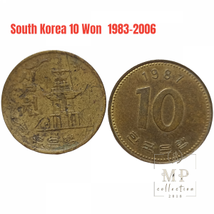 Đồng xu South Korea 10 Won 1983-2006