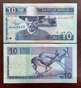 Namibia 10 dollar 2001 UNC