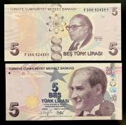 Turkey 5 Lira 2022 UNC