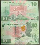 Zambia 10 Kwacha 2024 UNC