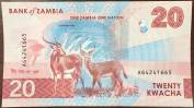 Zambia 20 Kwacha 2024 UNC