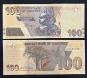 Zimbabwe 100 Dollars 2020(2021), P-W106, UNC