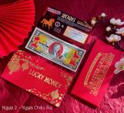 2USD Hình Con Ngựa Mạ Vàng 2026 (Hàng Việt Nam) + Giấy Chứng Nhận + Bao Da Xanh + Thiệp Đỏ