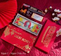 2USD Hình Con Ngựa Mạ Vàng 2026 (Hàng Việt Nam) + Giấy Chứng Nhận + Bao Da Xanh + Thiệp Đỏ