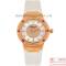Salvatore Ferragamo White & Gold Toned Analogue Watch SF2901