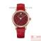 SWAROVSKI CRYSTALLINE HOURS, LEATHER STRAP, RED TONE 5295380