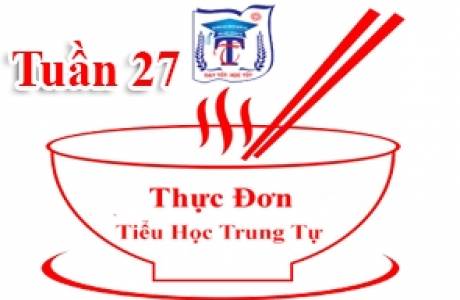Thực đơn bán trú T27