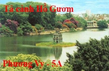 Tả cảnh Hồ Gươm
