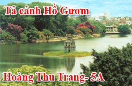 Tả cảnh Hồ Gươm