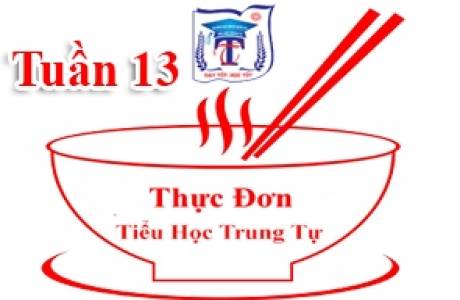 Thực đơn bán trú T13