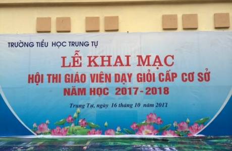 HỘI THI GIÁO VIÊN GIỎI CẤP CƠ SỞ NĂM HỌC 2017 – 2018