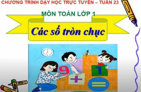 KHỐI 1 TUẦN 23 MÔN TOÁN: CÁC SỐ TRÒN CHỤC